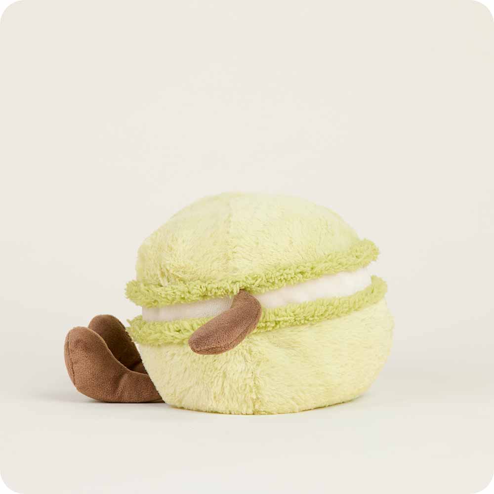 Image 101: Microwavable Green Macaroon Heating Pad Warmies