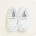 Image 94: Microwavable Marshmallow Gray Warmies Slippers - Warmies USA