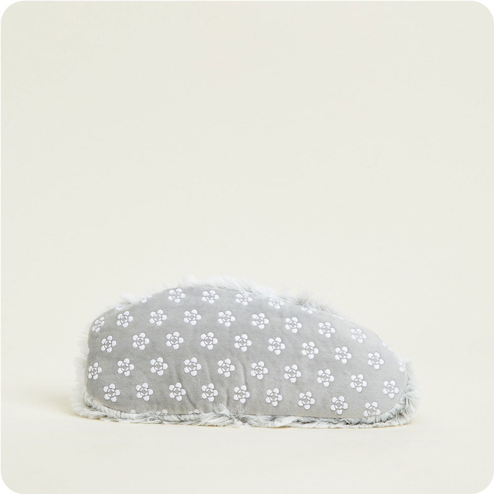 Image 100: Warmies USA: Gray Marshmallow Microwavable Slippers for Cozy Comfort