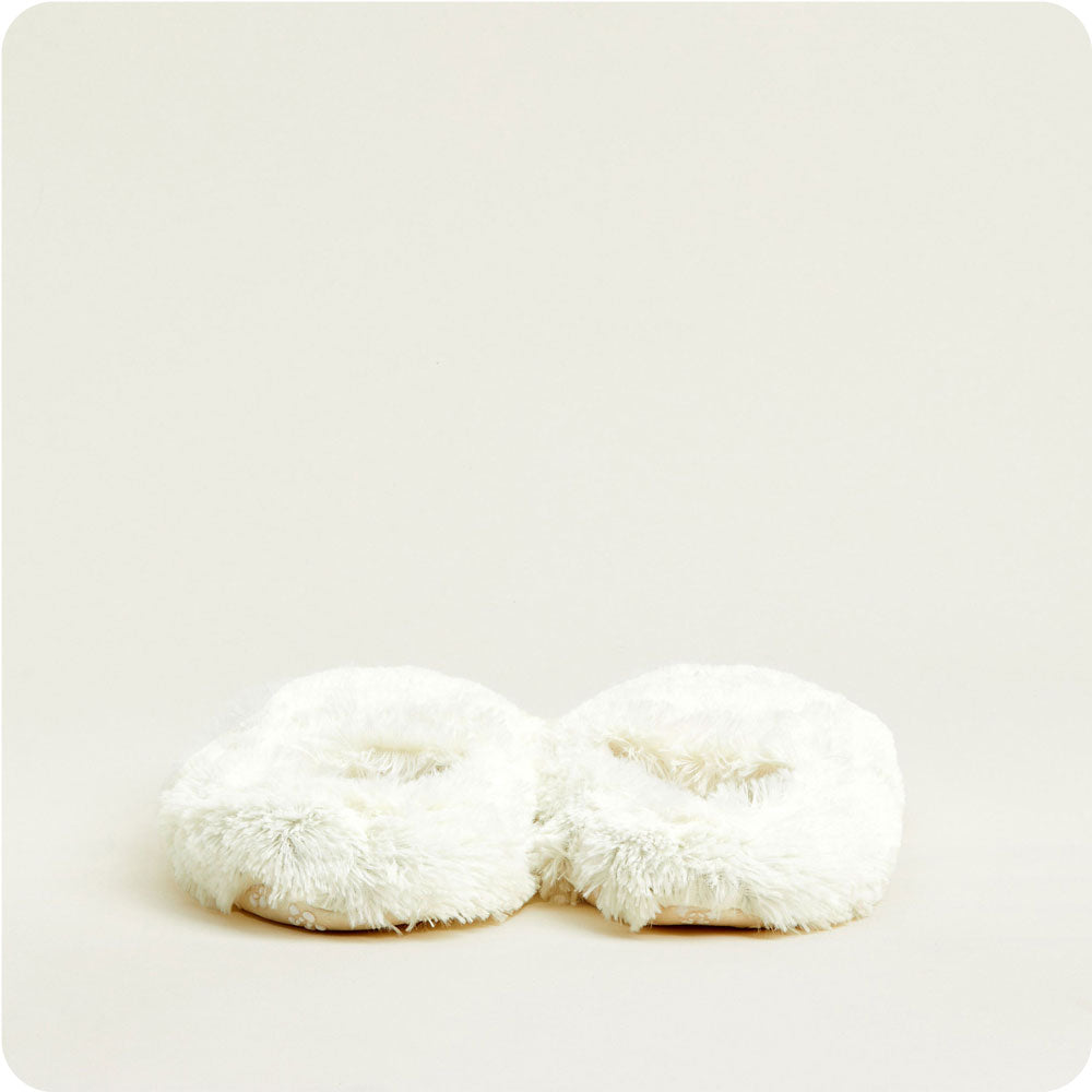 Image 96: Warmies USA's Cream Slippers: Chic comfort for your every step.