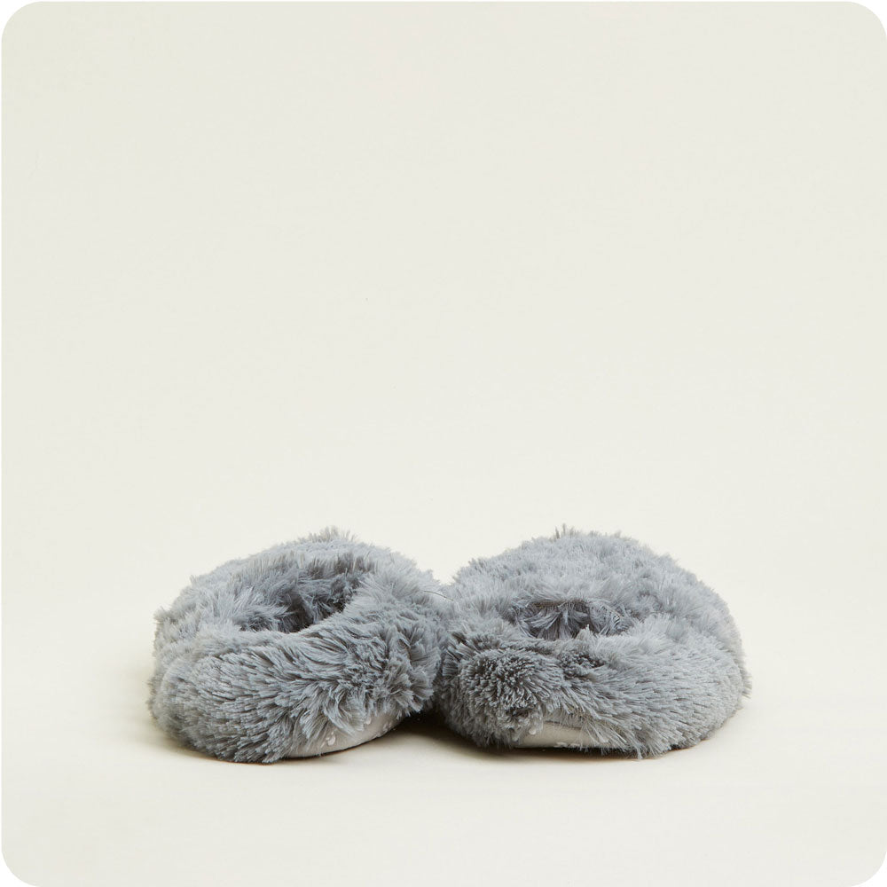 Image 95: Warmies USA's Gray Slippers: A treat for your feet, warm and stylish.