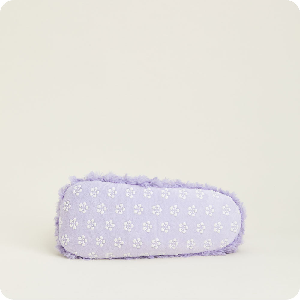 Image 96: Relaxing Microwavable Slippers in Elegant Purple