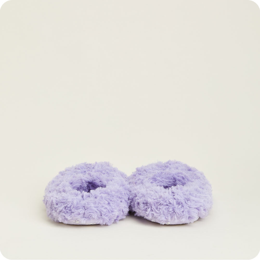 Image 97: Warmies USA: Plush Purple Slippers for Comfort