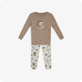 Image 86: Sloth Kids Pajamas Cozy Sleep Set - Warmies