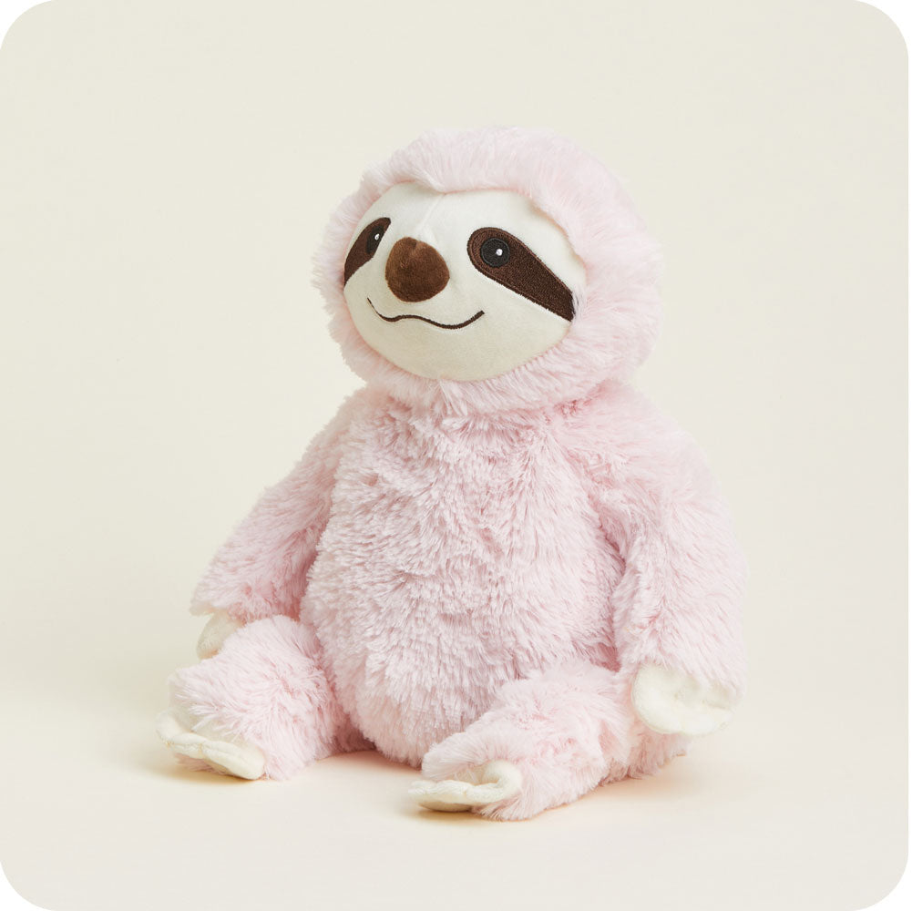 Image 106: Microwavable Pink Sloth Heating Pad Warmies