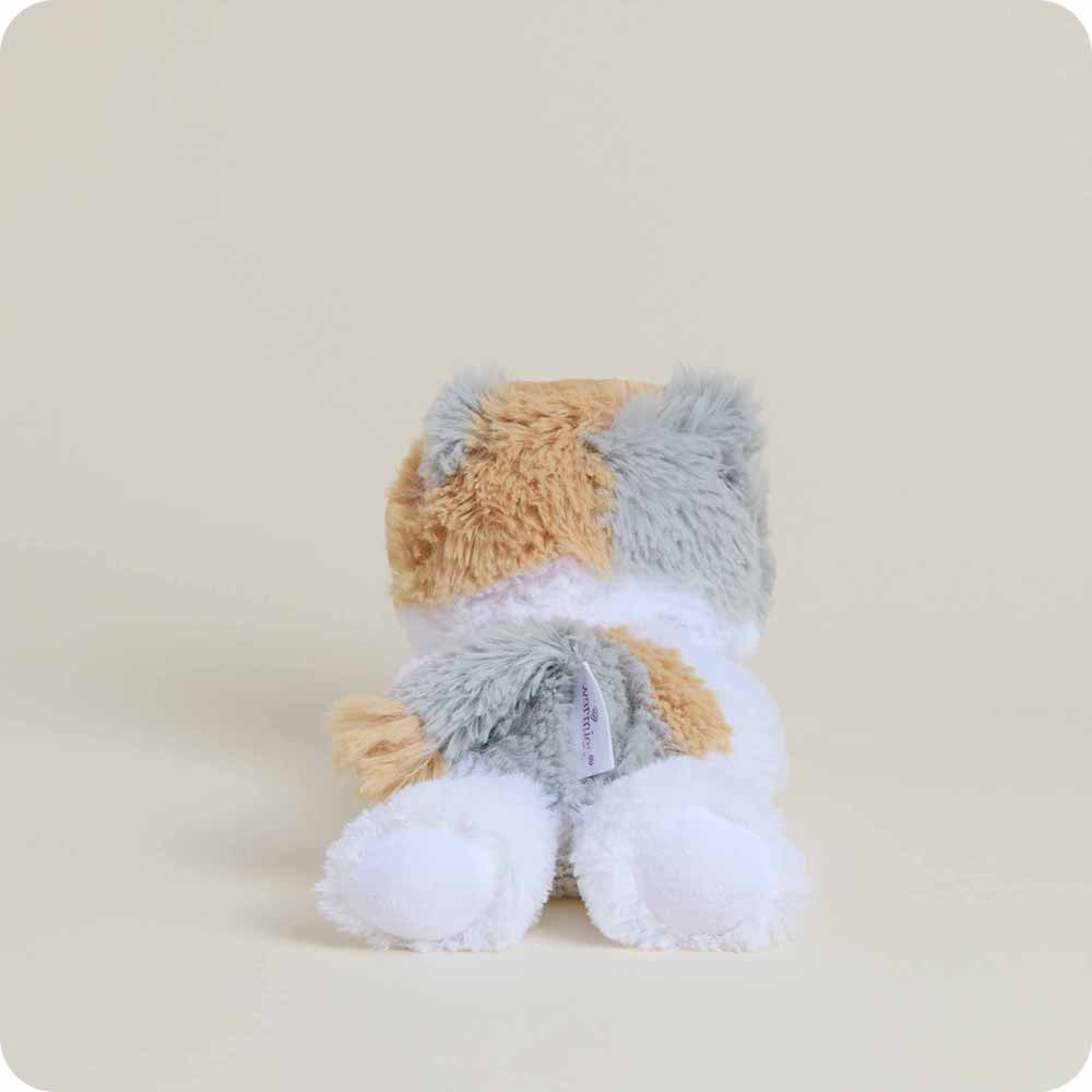 Image 102: Heated Calico Cat Plush Warmies Junior