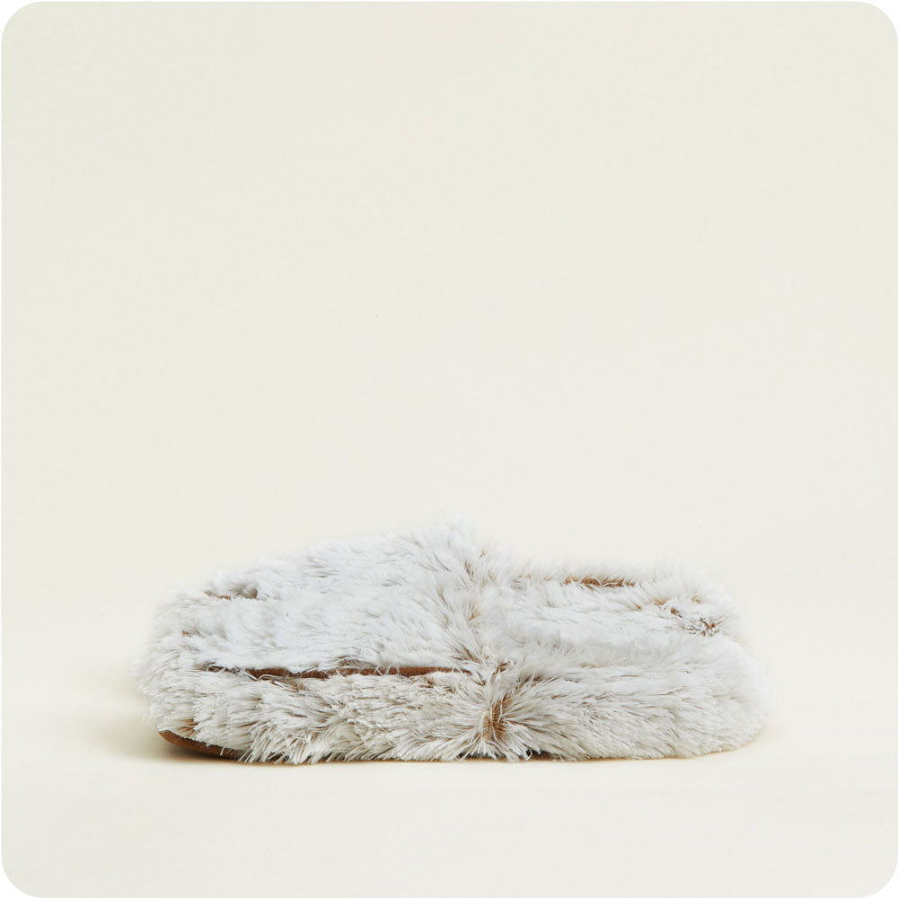 Image 93: Cozy Marshmallow Brown Warmies Slippers