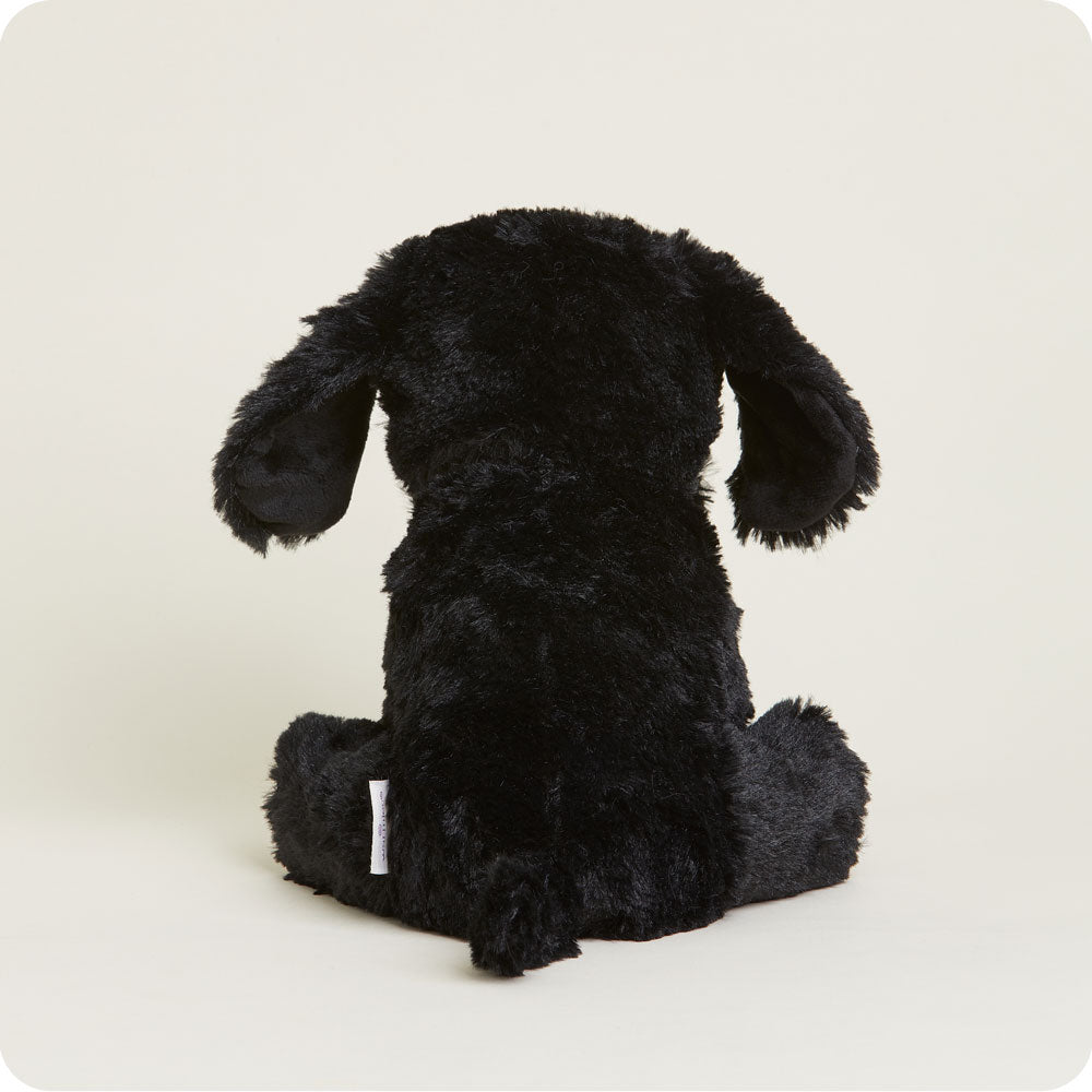 Image 100: Heated Black Labrador Plush Warmies