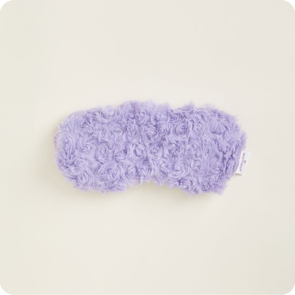 Image 87: Microwavable Curly Purple Warmies Eye Mask - Warmies USA