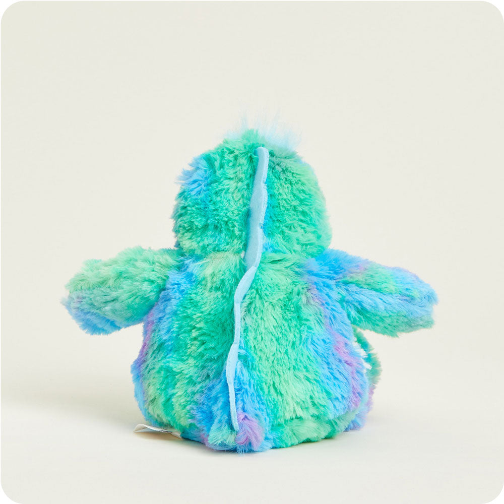 Image 98: Microwavable Rainbow Dinosaur Heating Pad Warmies Junior