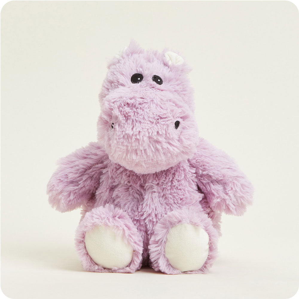 Image 96: Microwavable Hippo Stuffed Animal Warmies
