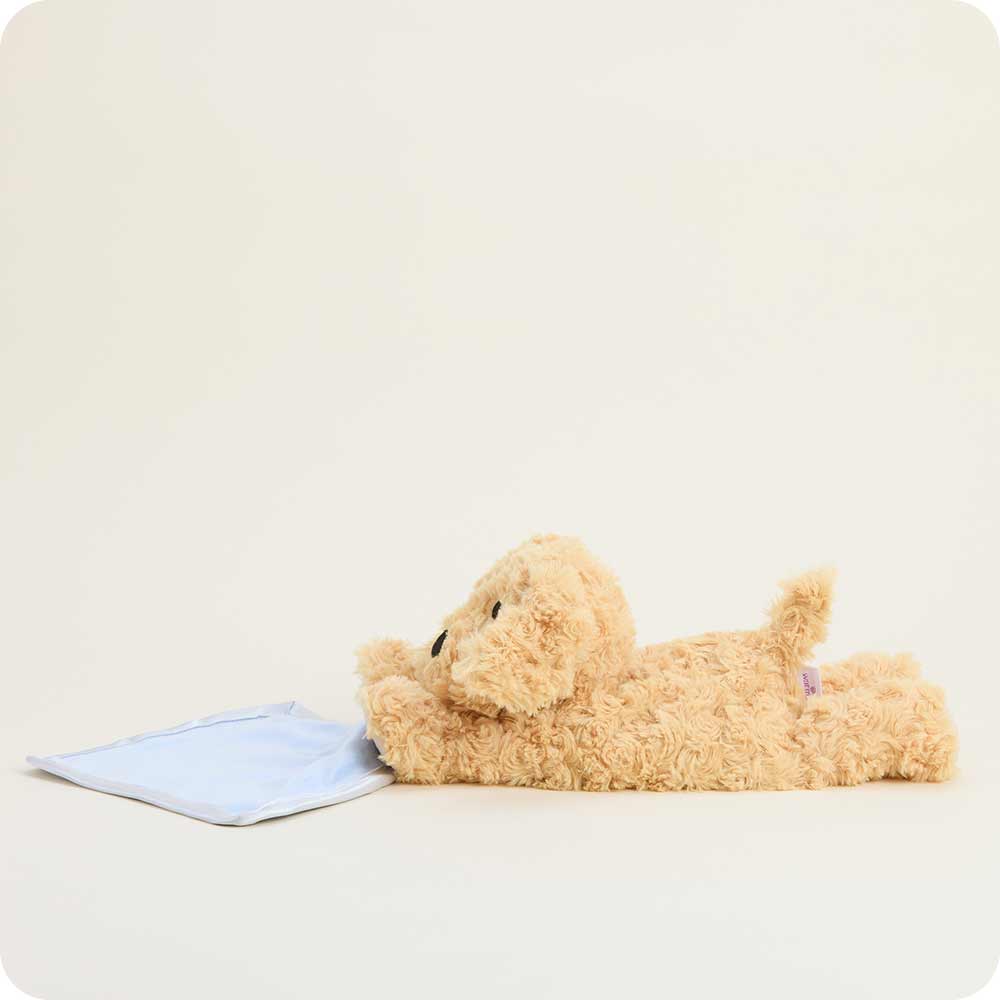 Image 98: Microwavable Golden Dog Infant Security Blanket Heating Pad Warmies