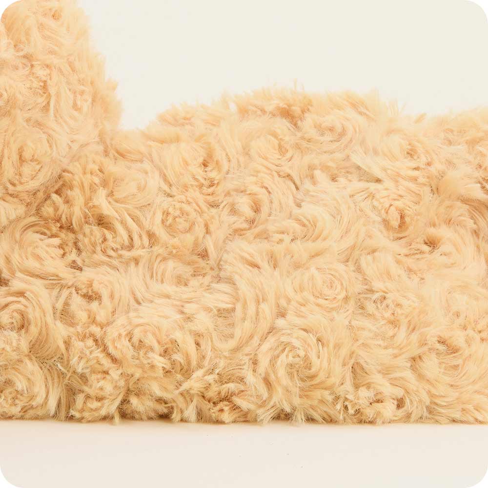 Image 101: Cute Weighted Lavender Scented Stuffed Golden Dog Infant Security Blanket Animal Heating Pad Warmies
