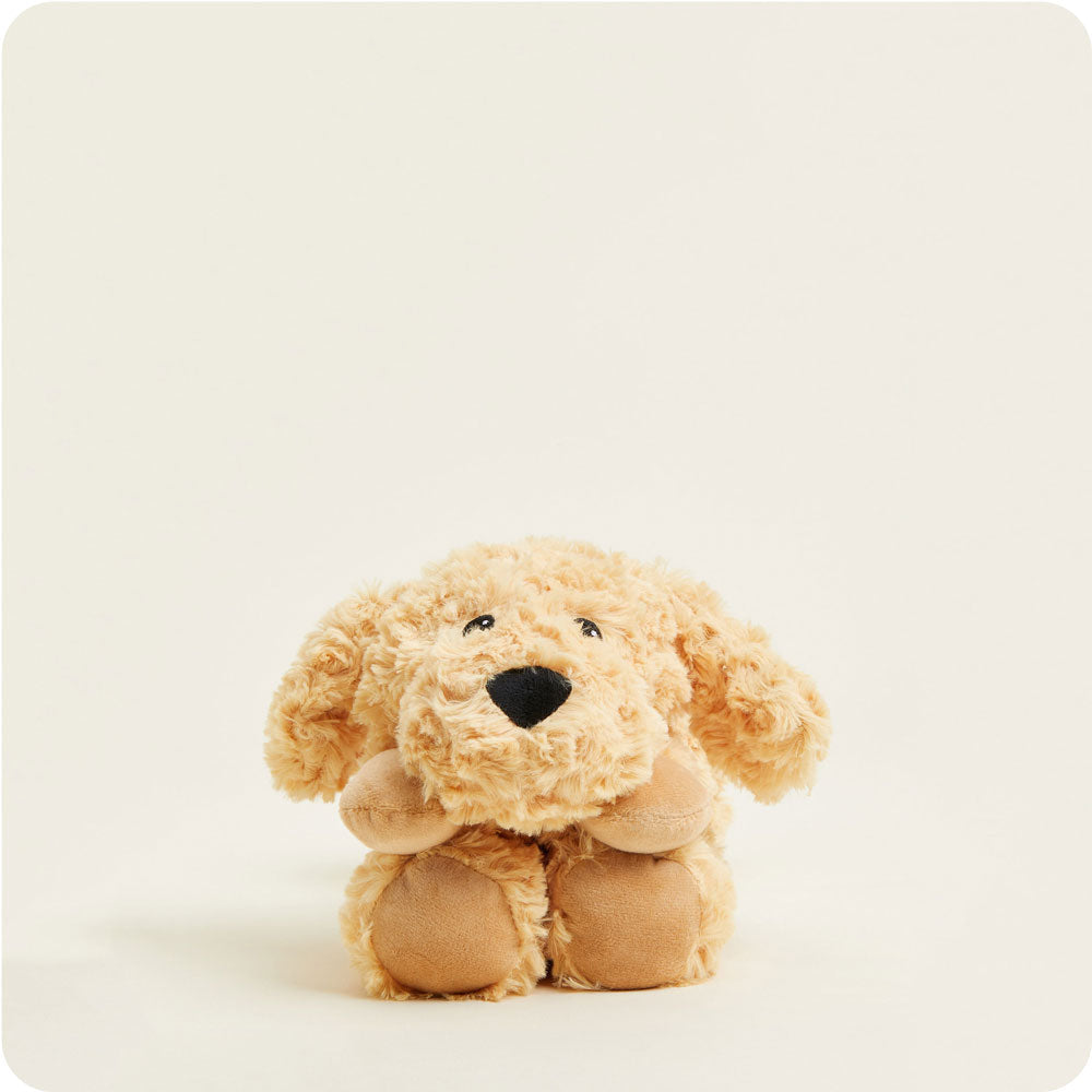 Image 92: Golden Dog Wrap Stuffed Animal Warmies