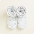 Image 96: Microwavable Marshmallow Gray Warmies Boots - Warmies USA