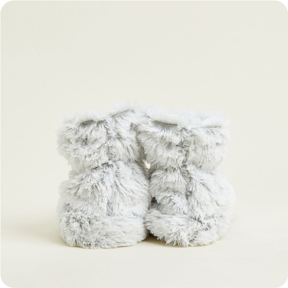 Image 102: Revitalize your feet with Gray Warmies Boots—microwave and relax.