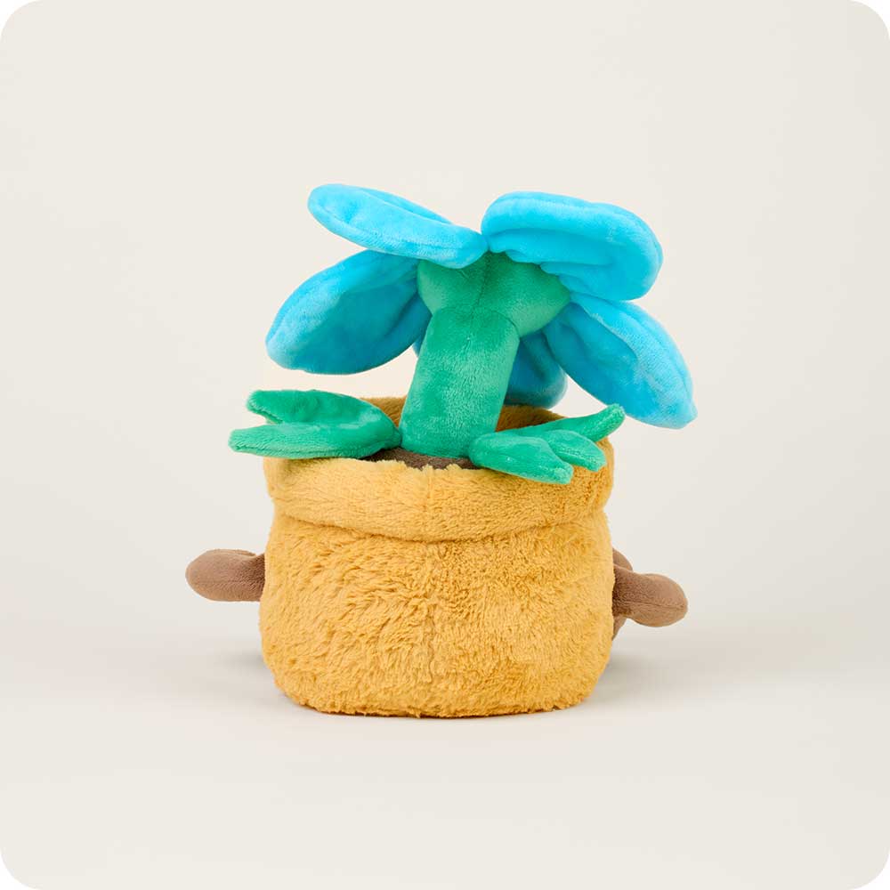 Image 104: Heated Blue Flower Pot Plush Warmies
