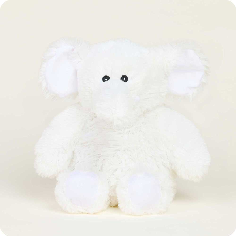 Image 95: White Elephant Stuffed Animal Warmies