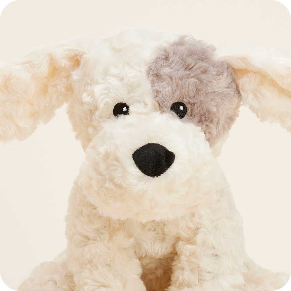 Image 96: Microwavable Patch Curly Dog Warmies - Warmies USA