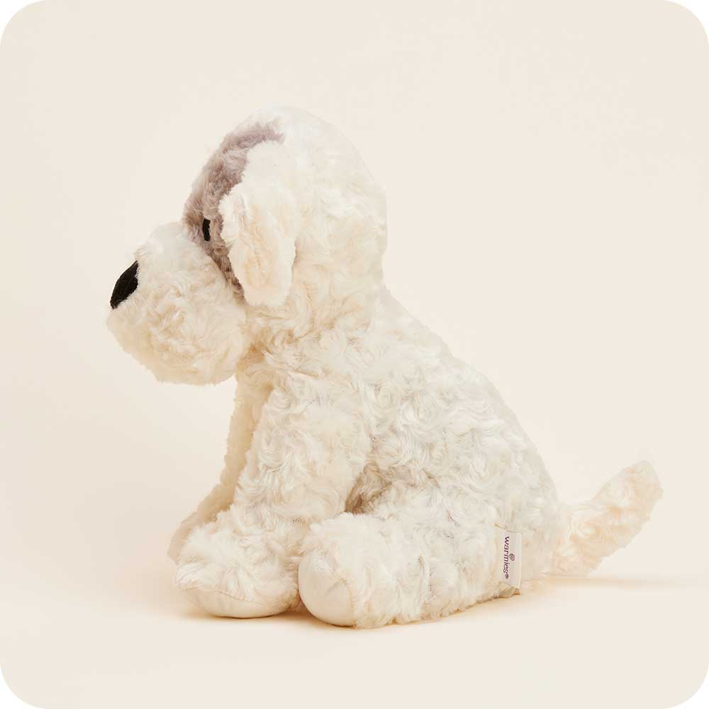 Image 98: Microwavable Patch Curly Dog Warmies - Warmies USA