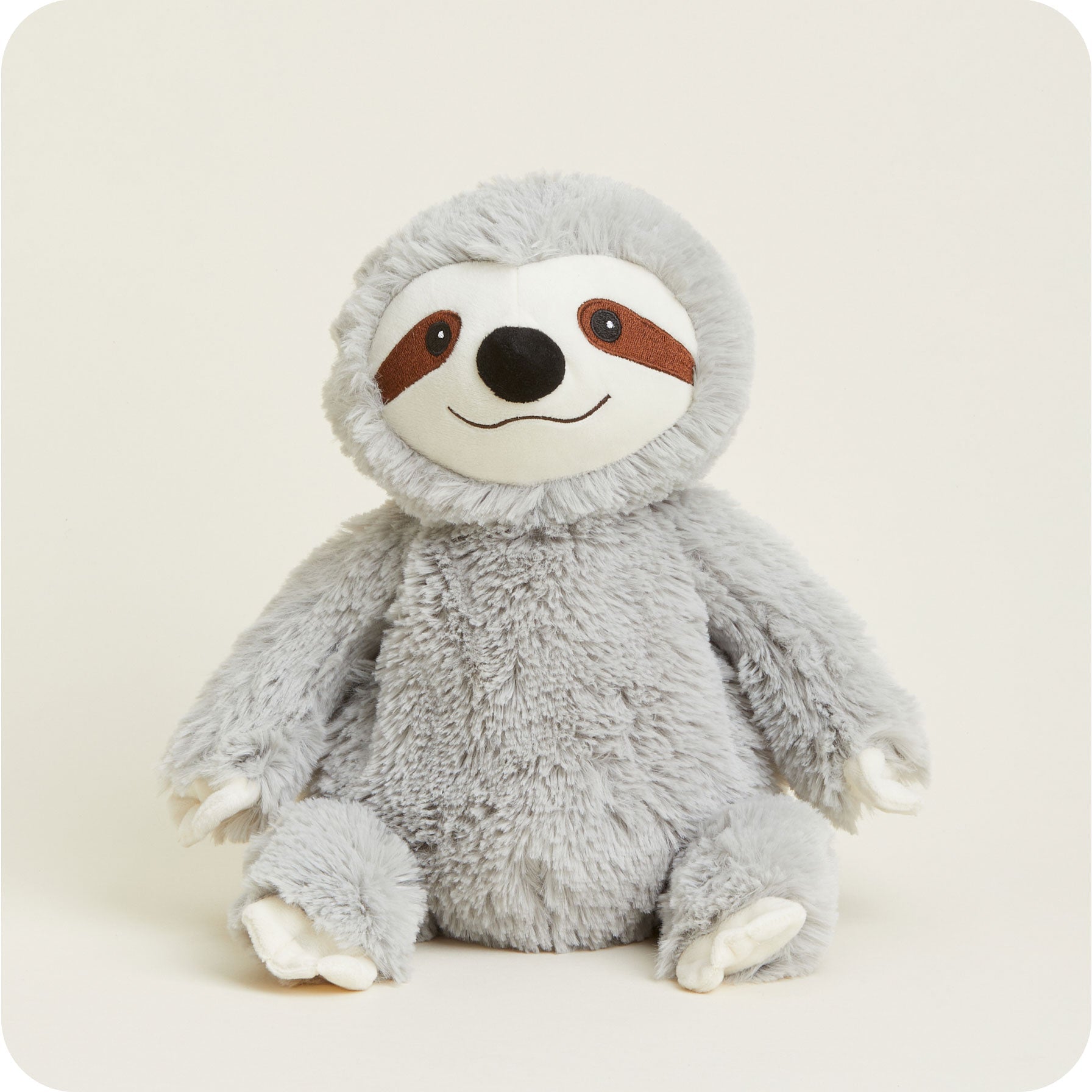 Image 99: Microwavable Gray Sloth Stuffed Animal Warmies