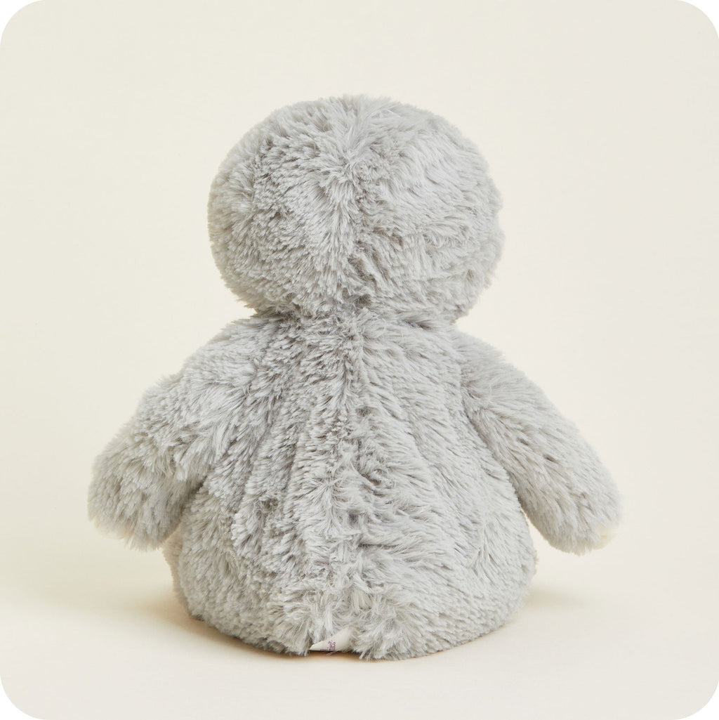 Image 105: Soft Warm Weighted Gray Sloth Plush Warmies