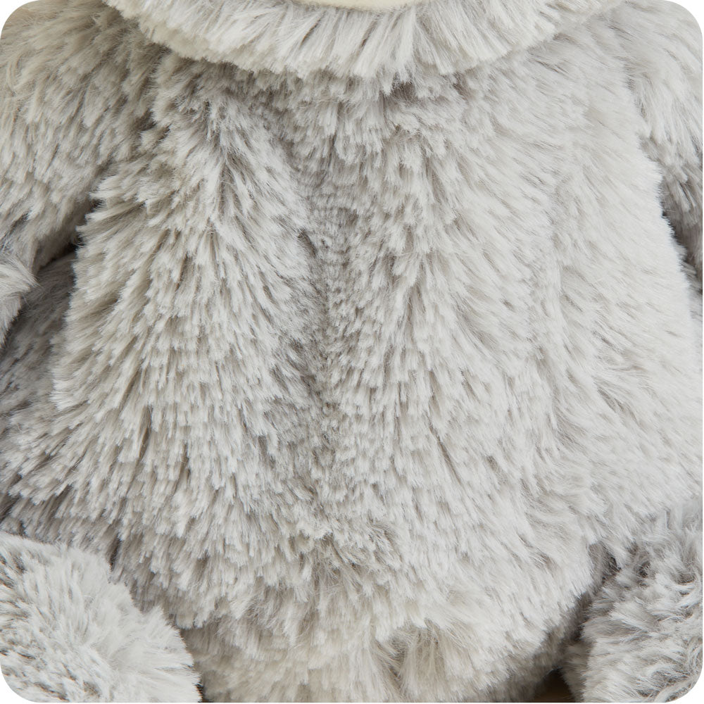 Image 106: Cute Weighted Lavender Scented Gray Sloth Stuffed Animal Heating Pad Warmies