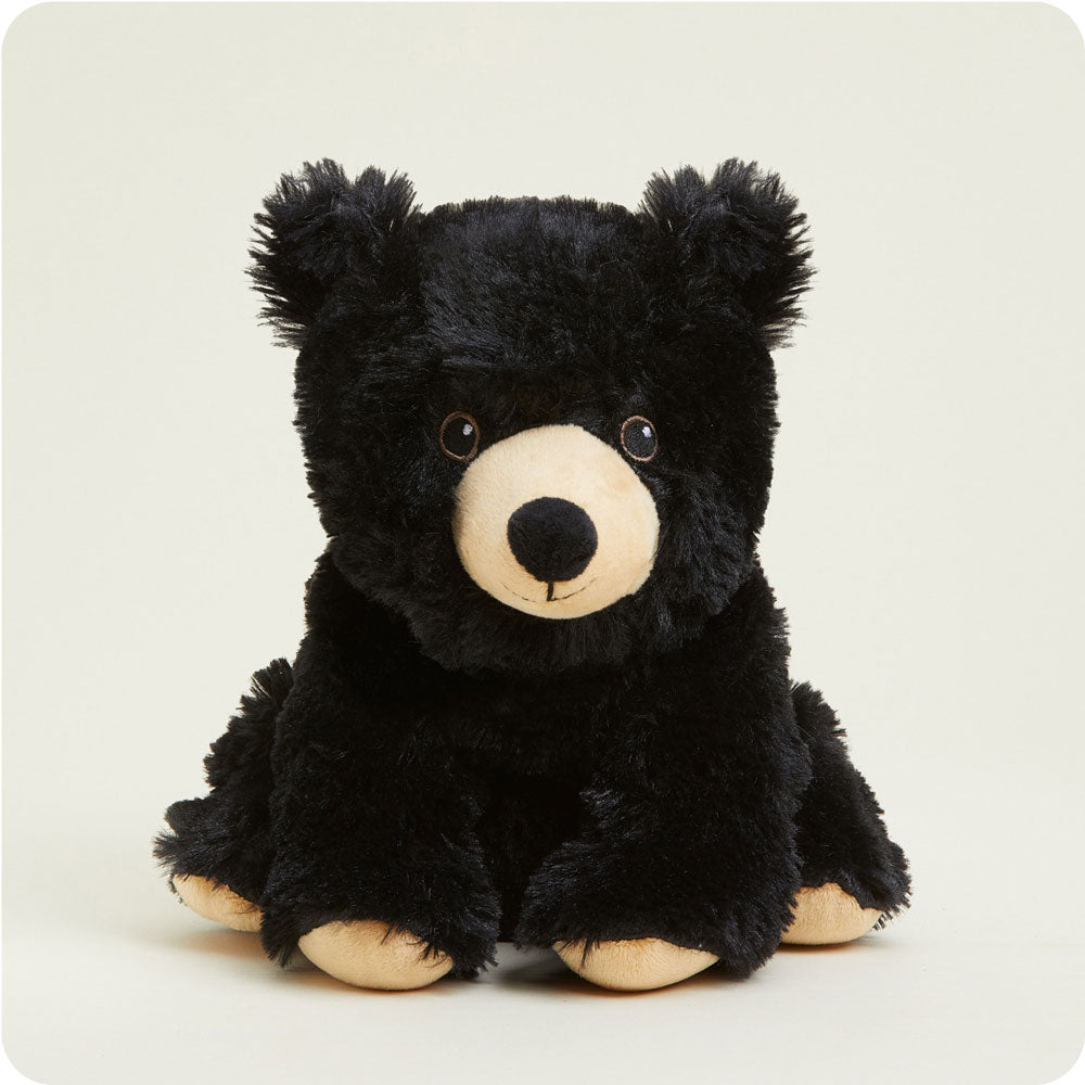 Image 98: Microwavable Black Bear Stuffed Animal Warmies