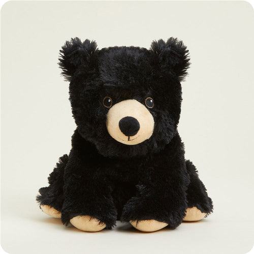 Image 98: Microwavable Black Bear Stuffed Animal Warmies
