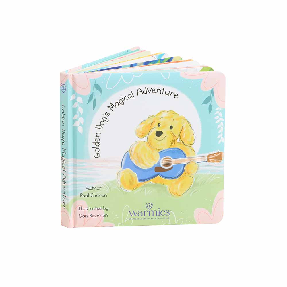Image 90: Golden Dog's Magical Adventure Board Book - Warmies USA