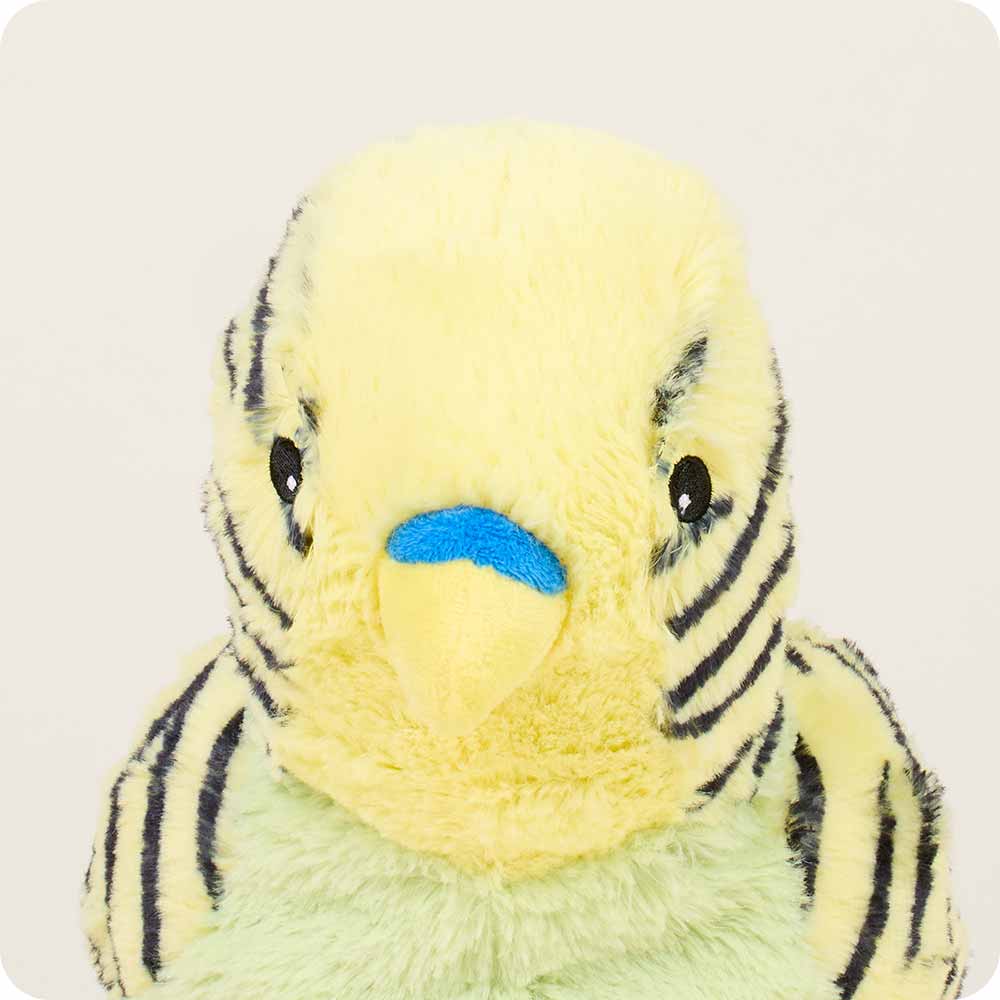 Image 101: Microwavable Green Parakeet Stuffed Animal Warmies
