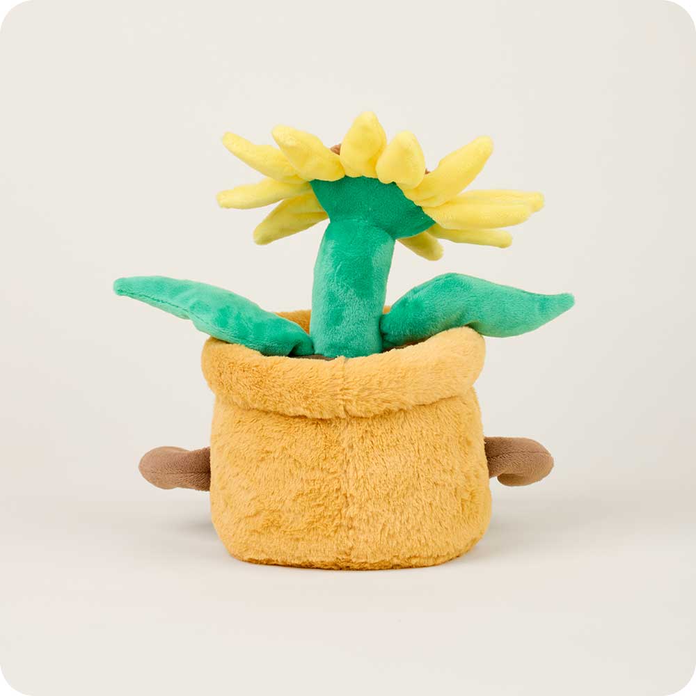 Image 106: Heated Yellow Flower Pot Plush Warmies