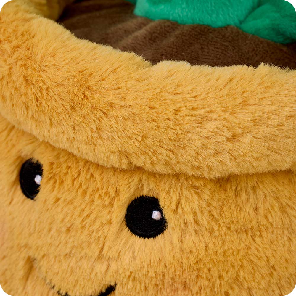 Image 107: Soft Warm Weighted Yellow Flower Pot Plush Warmies