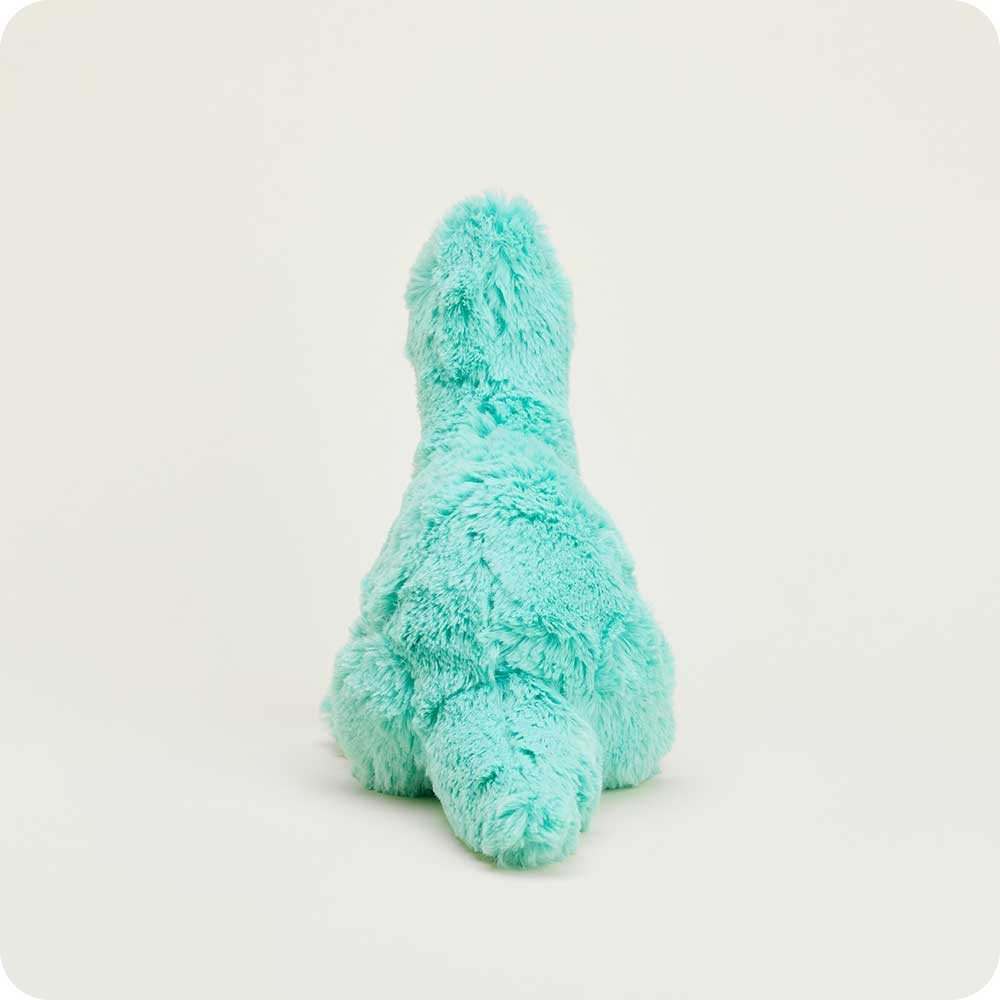 Image 96: Microwavable Teal Long Neck Dinosaur Heating Pad Warmies