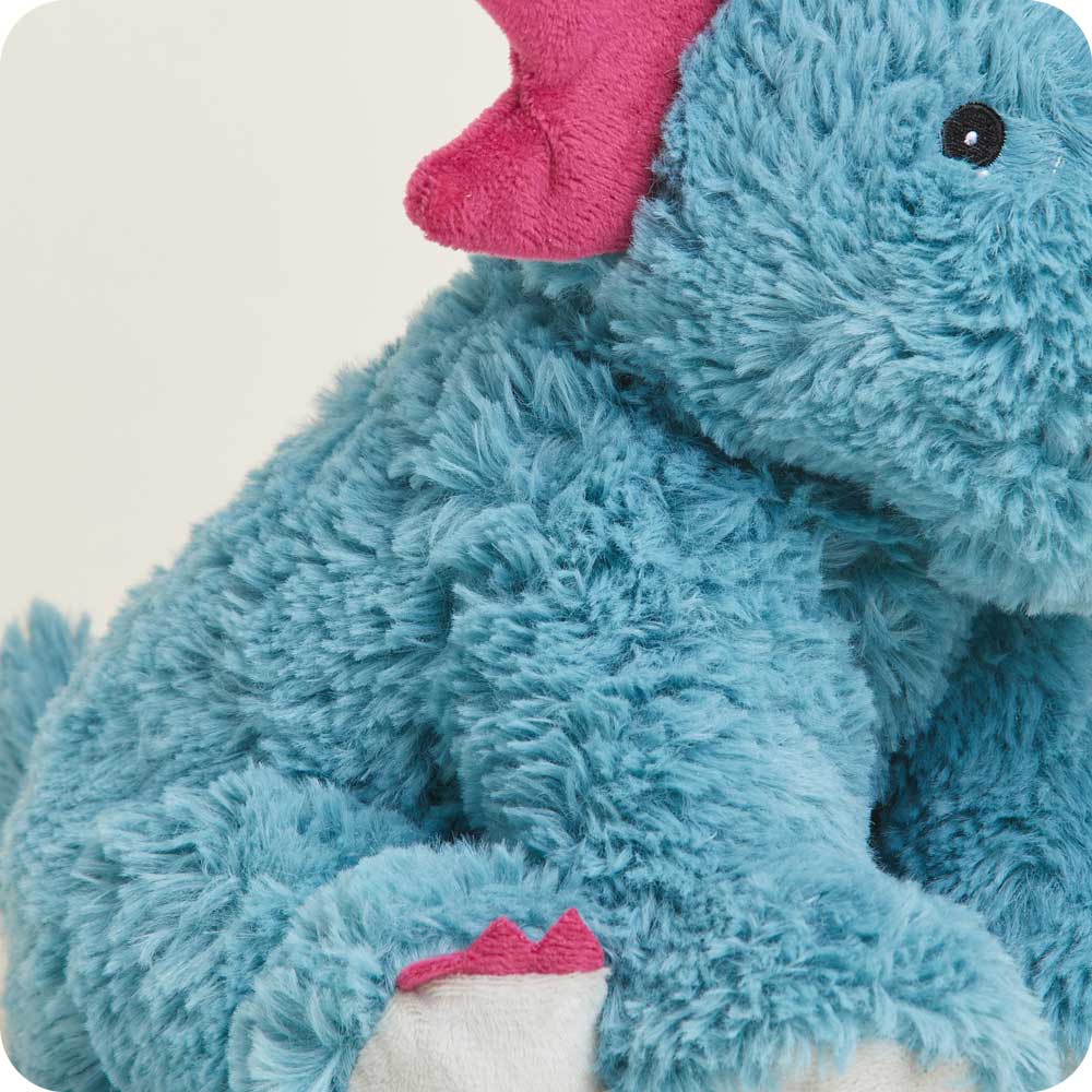 Image 110: Soft Warm Weighted Triceratops Plush Warmies