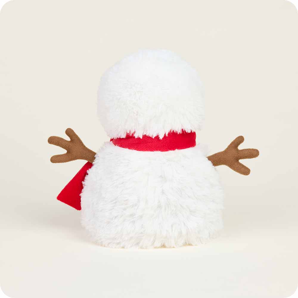 Image 105: Heated Red Scarf Snowman Plush Warmies