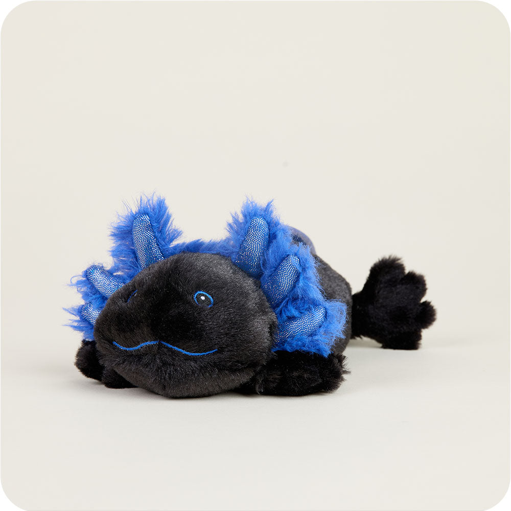 Image 102: Microwavable Black Axolotl Stuffed Animal Warmies Junior