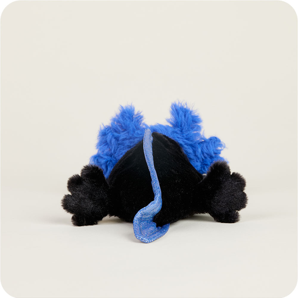 Image 104: Microwavable Black Axolotl Heating Pad Warmies Junior