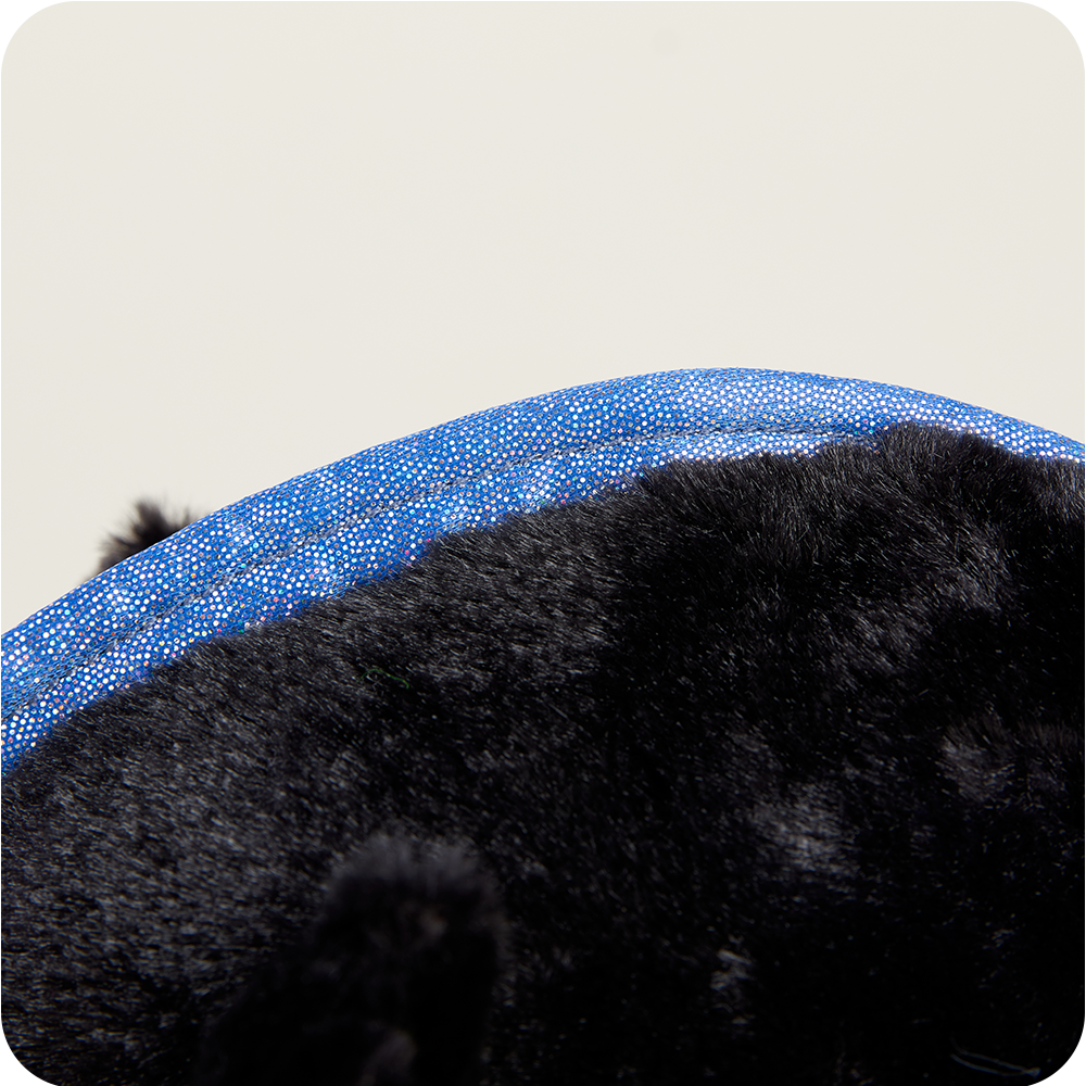 Image 106: Soft Warm Weighted Black Axolotl Plush Warmies Junior