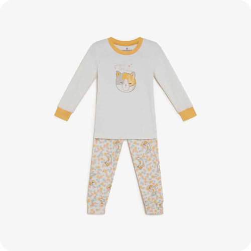Image 86: Calico Cat Kids Pajamas Cozy Sleepwear - Warmies