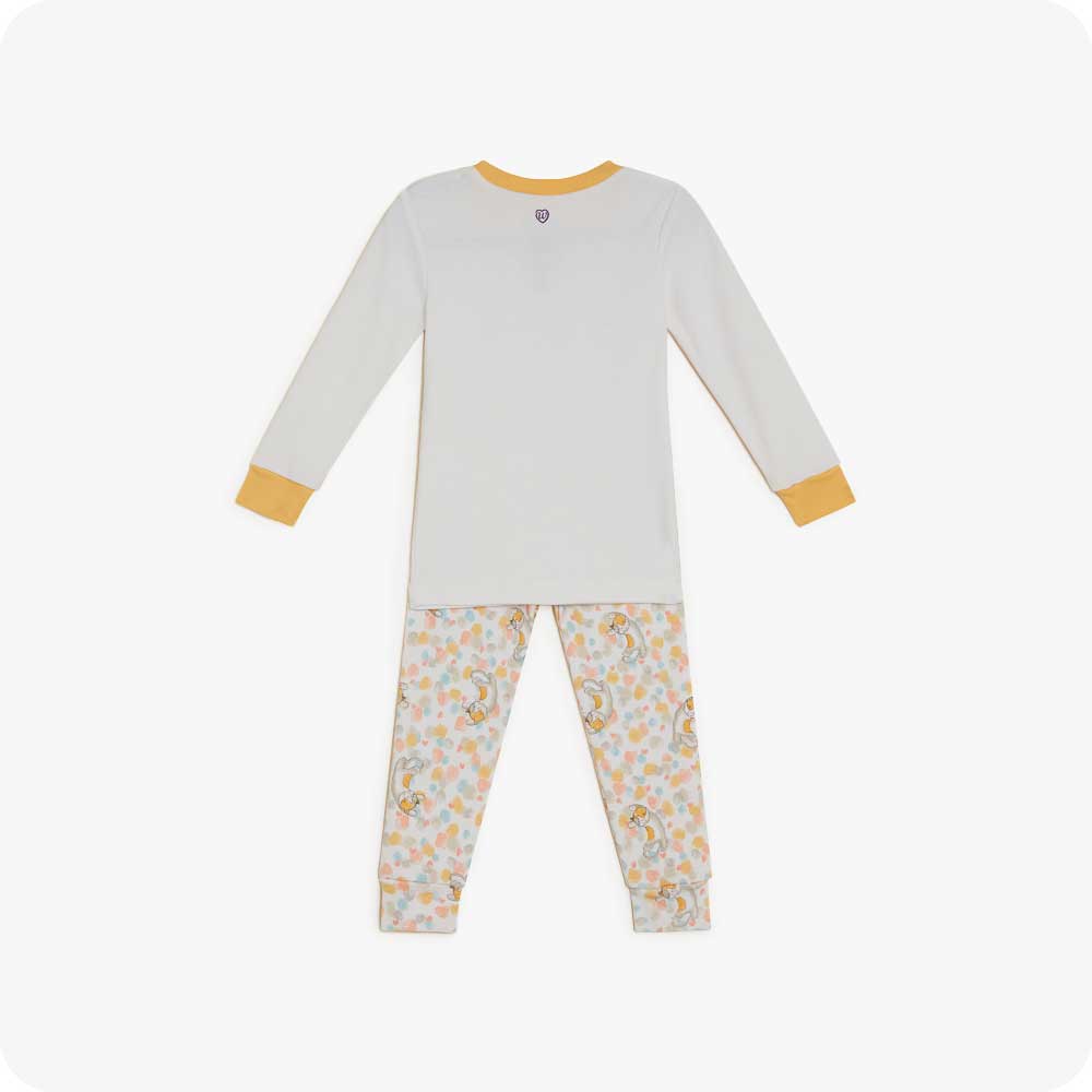 Image 89: Animal Themed Kids Pajamas Calico Cat - Warmies
