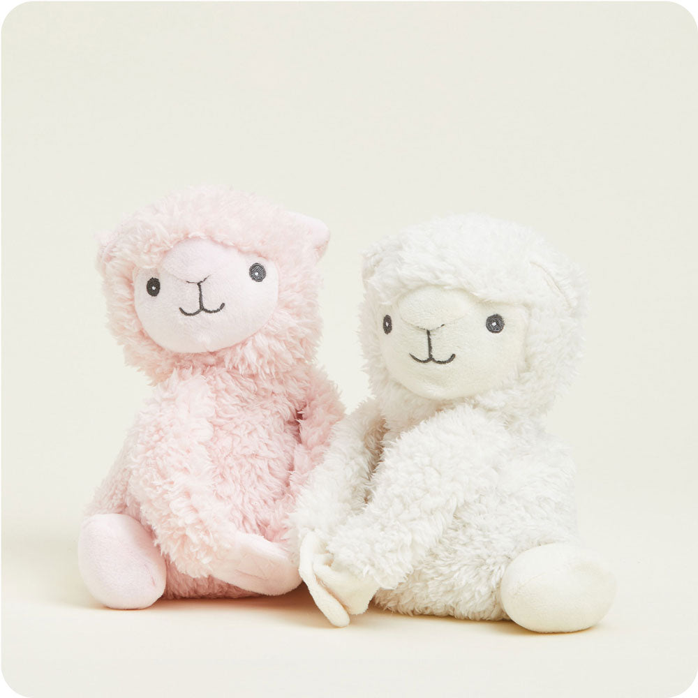 Image 108: Soft Warm Weighted Llama Hugs Plush Warmies