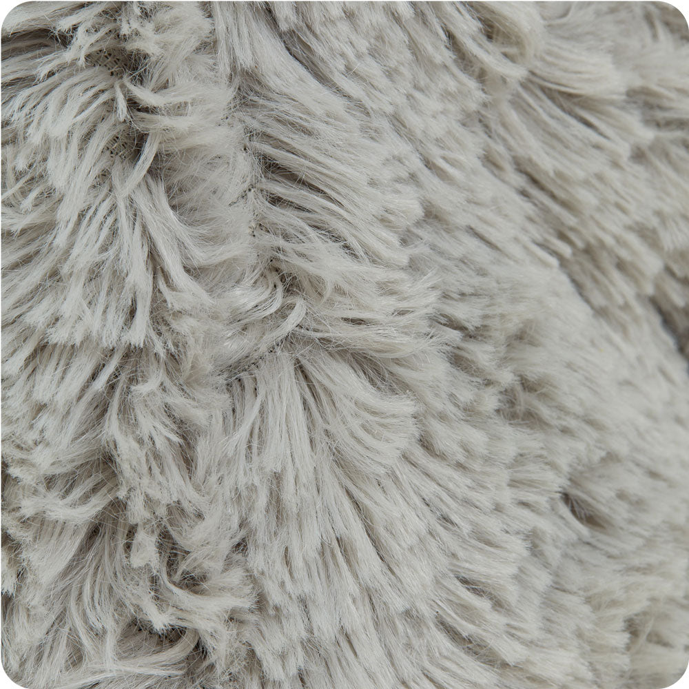 Image 107: Soft Warm Weighted Gray Elephant Plush Warmies