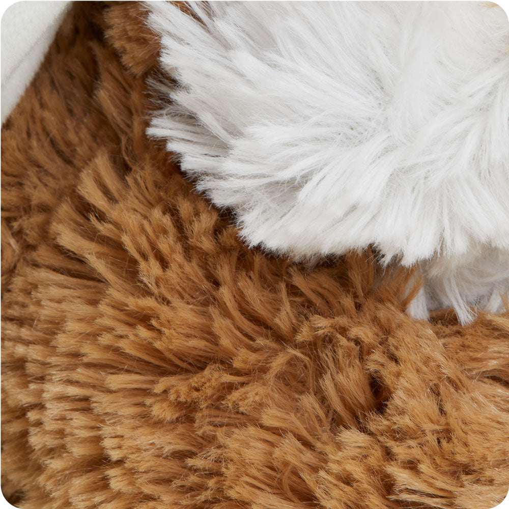 Image 110: Soft Warm Weighted Brown Bunny Plush Warmies