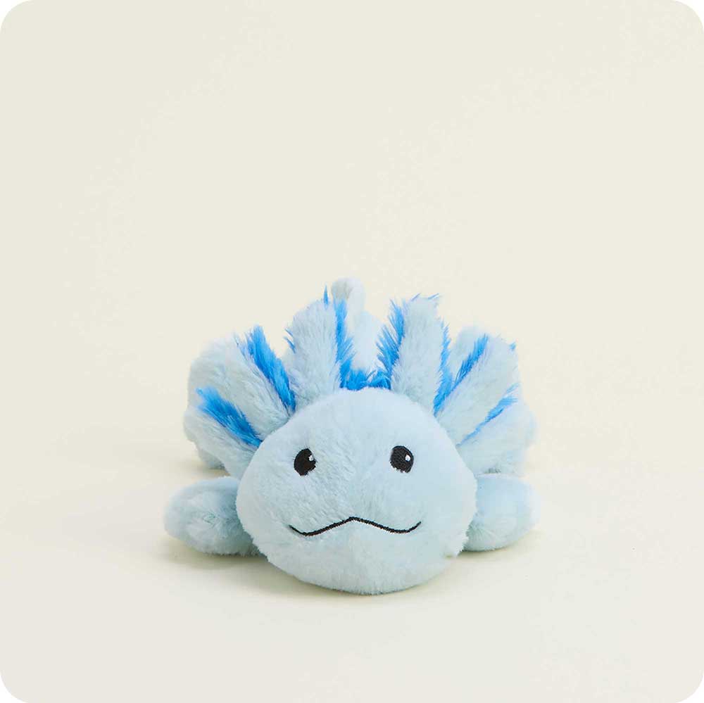 Image 94: Blue Axolotl Warmies Stuffed Animal Warmies Junior