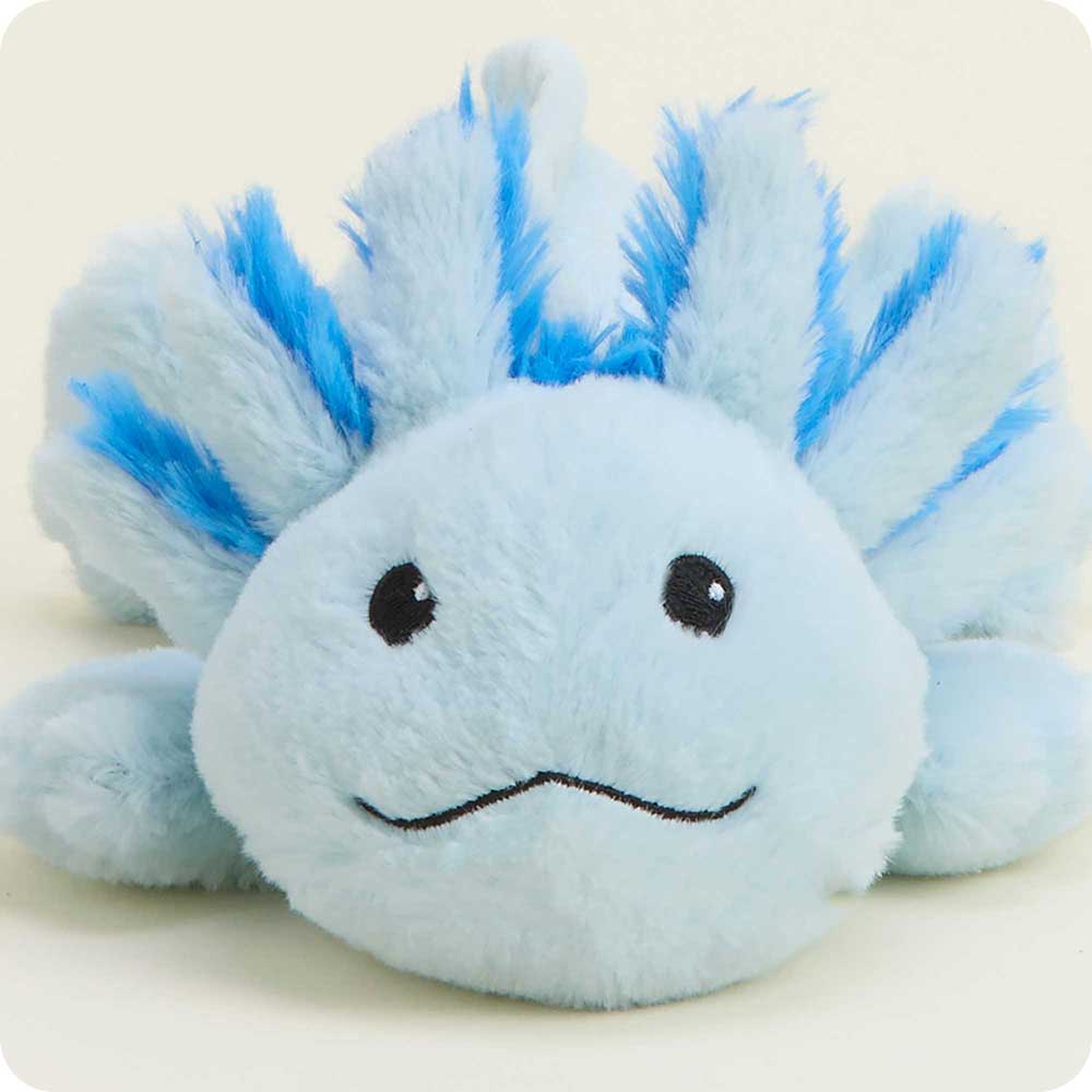 Image 95: Blue Axolotl Warmies Stuffed Animal Warmies Junior