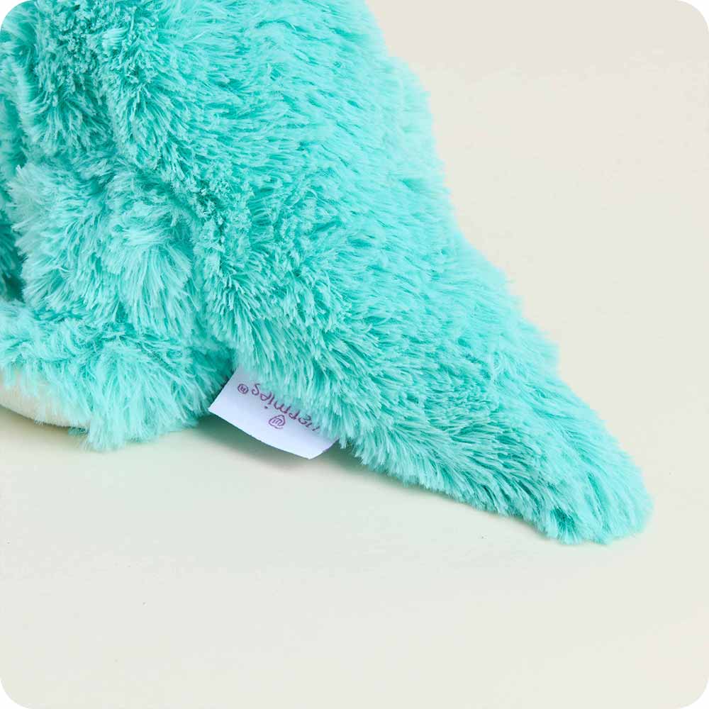 Image 104: Cute Weighted Lavender Scented Teal Long Neck Dinosaur Plush Stuffed Animal Heating Pad Warmies Junior