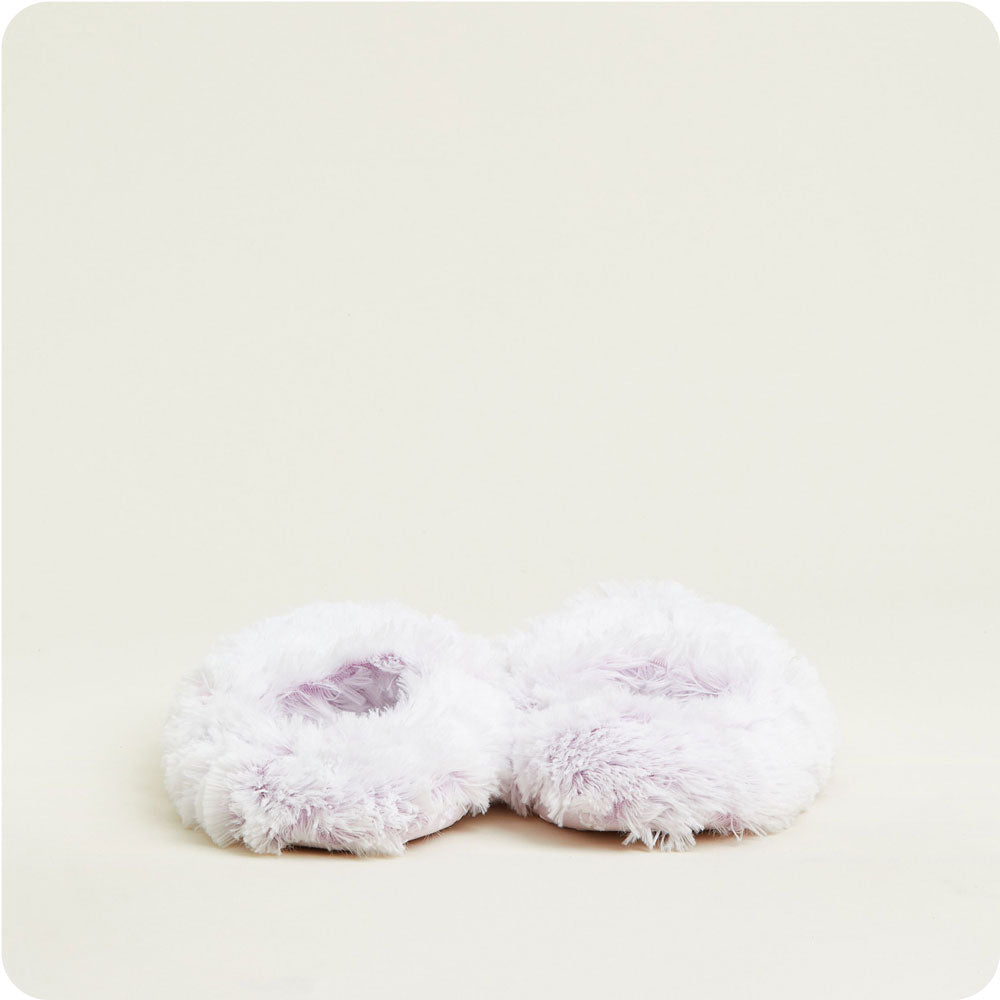 Image 96: Lavender Marshmallow Warmies Slippers for Comfort