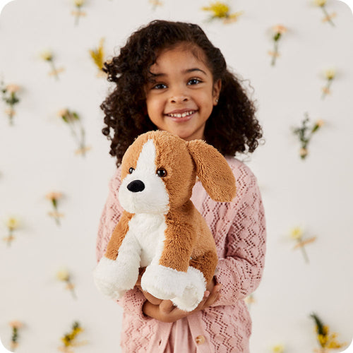 Image 102: beagle stuffed animal warmies lifestyle