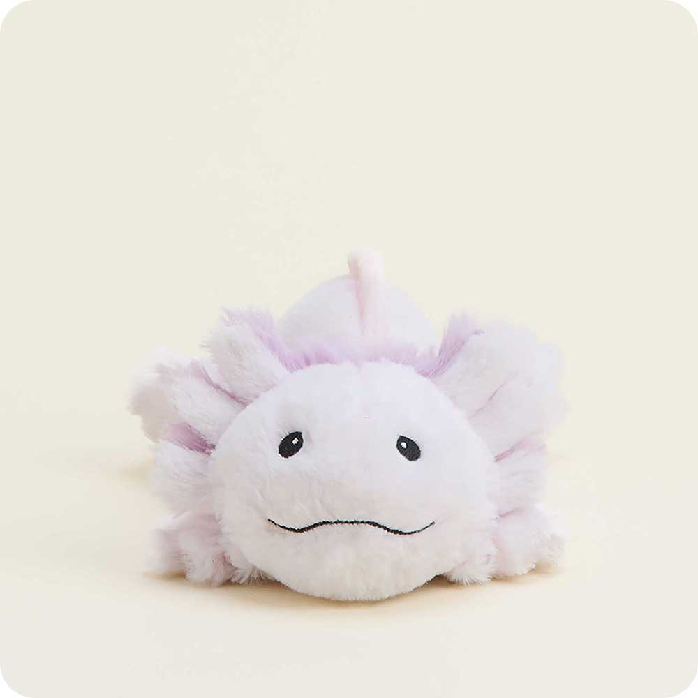 Image 93: Microwavable Pink Axolotl Stuffed Animal Warmies Junior